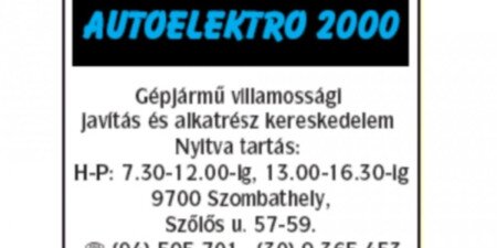 Autoelektro 2000Kft.
